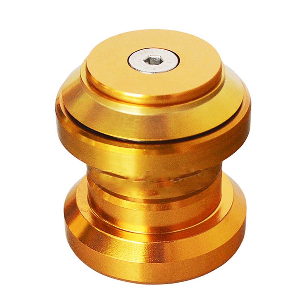 34MM Bike Headsets Steering Column Mountain Bike Road Bike Threadless External Headset Sealed Cartridge Bearings Stem taper: Gold