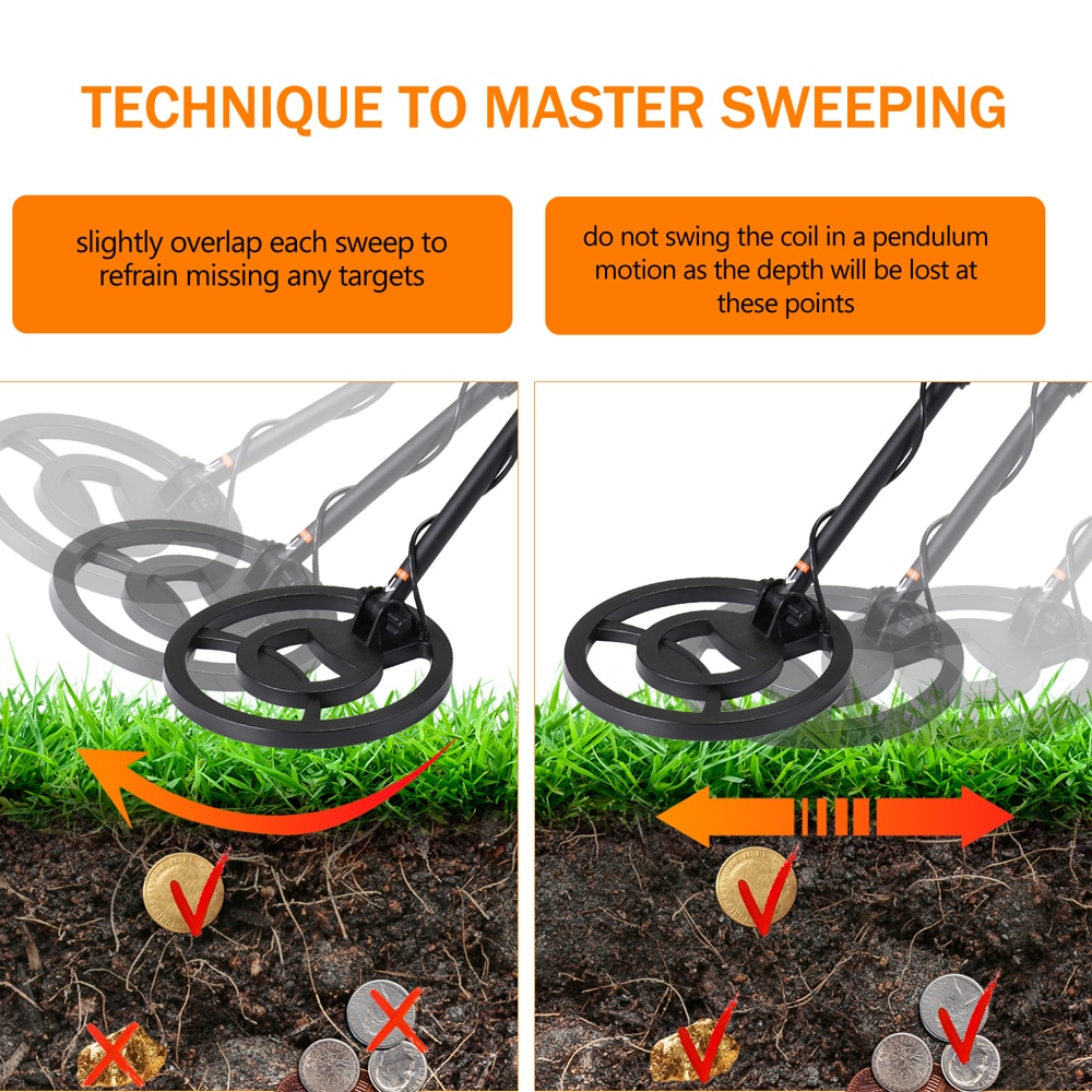 Underground Metal Detector High Sensitivity Search Finder ewelry Treasure Gold Metal Hunter Detecting Pinpointer