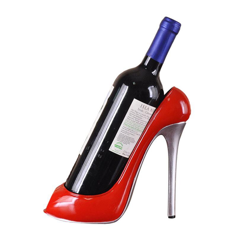 Champagne vin porte-bouteille haut talon chaussure Rack panier accessoires pour maison Bar accessoires maison Bars