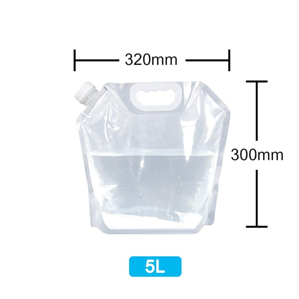 Water Bags Delicate Foldable Water Storage Container Outdoor Sports Large Water Carrier Water Bags: D