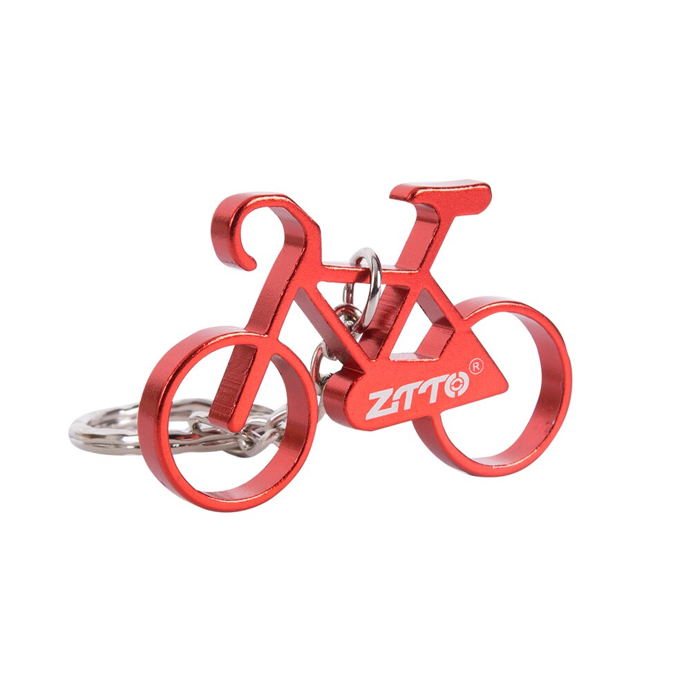 Ztto 2 Stuks Elektrische Fiets Accessoires Fiets Sleutelhanger Mini Ebike Onderdelen Kleurrijke Aluminium Handig: 2 pcs red