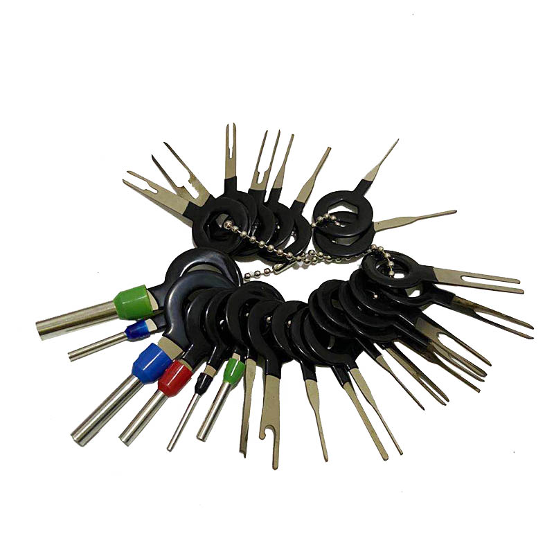 26pcs Car Terminal Removal Kit Wiring Crimp Connector Pin Extractor Puller Terminal Repair Tools