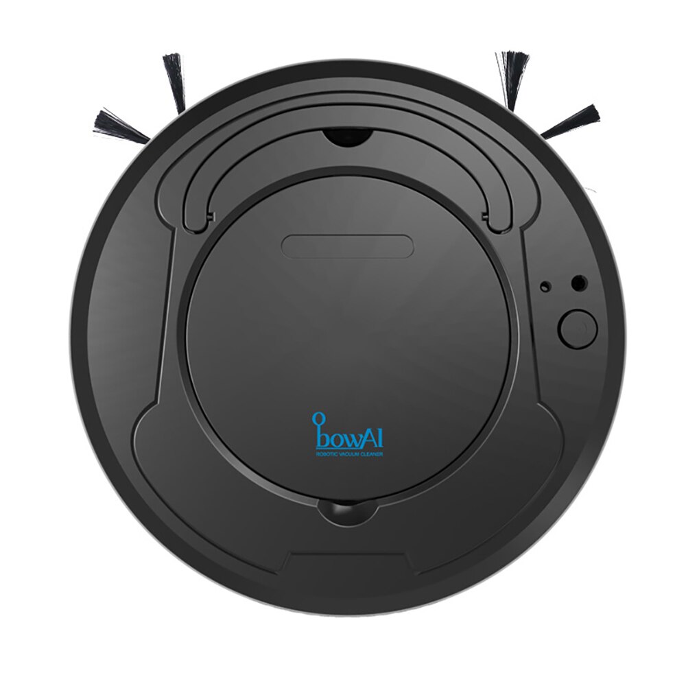 Automatic Vacuuming Robot Three-in-one Smart Wireless Sweeping Wet And Dry Cleaning Machine Charging Smart Vacuum Cleaner Home: black