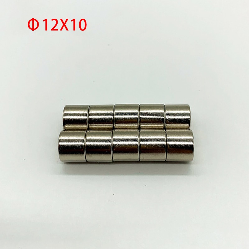 Neodymium Magneet 5/10/30/50Pcs 12X10Mm Kleine Ronde Magnetische Permanente Ndfeb Super sterke Krachtige Disc Magneten Imanes