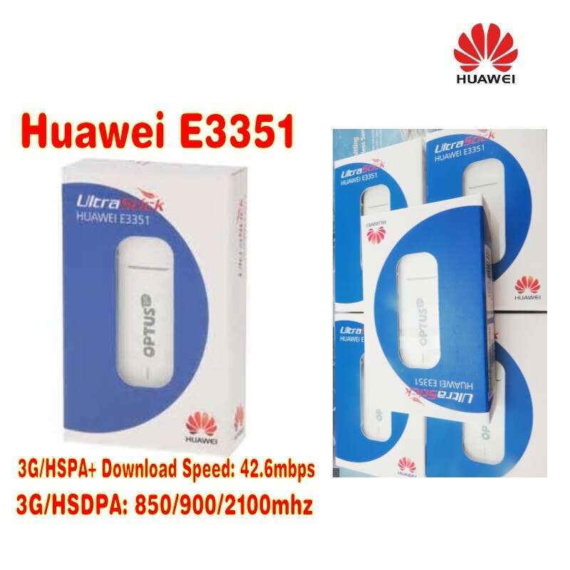 HUAWEI E3351 42.6MBPS HSPA+ 4G 3G WIRELESS MOBILE CELLULAR BROADBAND MODEM USB DONGLE UNLOCKED