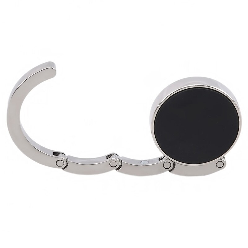 1pcs Portable Folding Crystal Alloy Purse Handbag Bag Hanger Hook Holder Table Hook Unique Bag Parts Accessories: Default Title