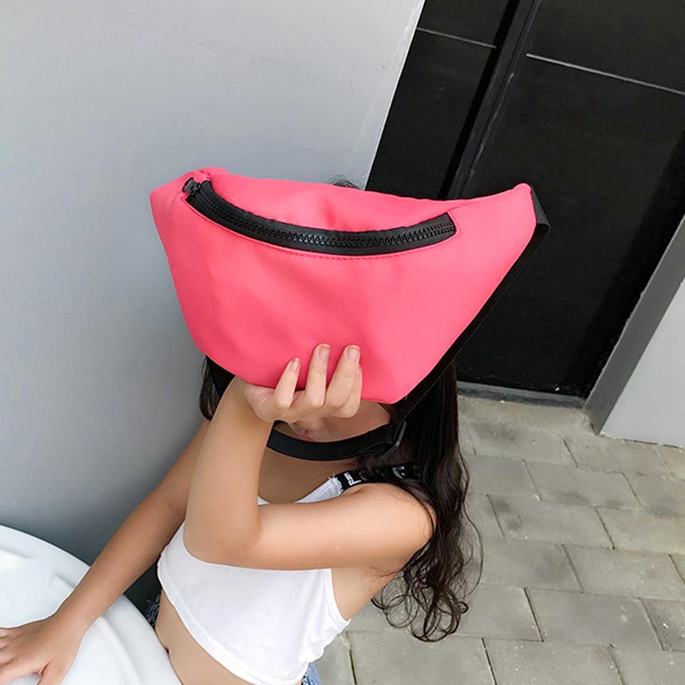 Taille Packs Kinderen Fanny Pack Belt Bag Phone Pouch Tassen Reizen Taille Pack Kleine Bum Bag Nylon Pouch # LR1