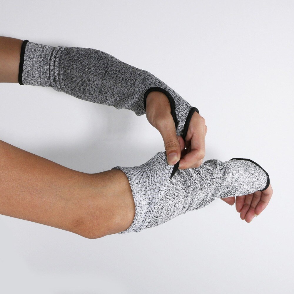 1Pc 36Cm Slash Hittebestendig Beschermende Arm Mouwen 5-Niveau Guard Armband Handschoenen Workplace Veiligheid Bescherming