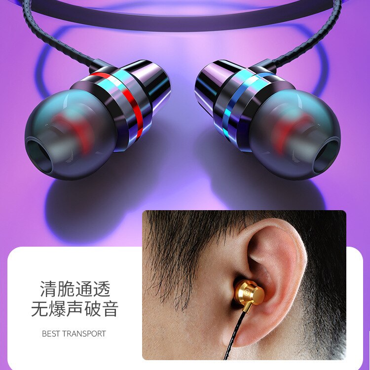 Apple kuulokkeet peli kana peli kaapeli tietokone mi puhelin huawei ov kuuntelu metalliset in-ear kuulokkeet