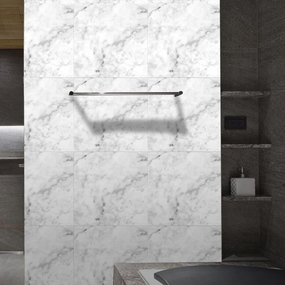 4 Stuks Imitatie Marmer Pvc Muur Floor Stickers Zelfklevende Waterdicht Keuken Badkamer Decals Diy Grond Paster Home Decoratie