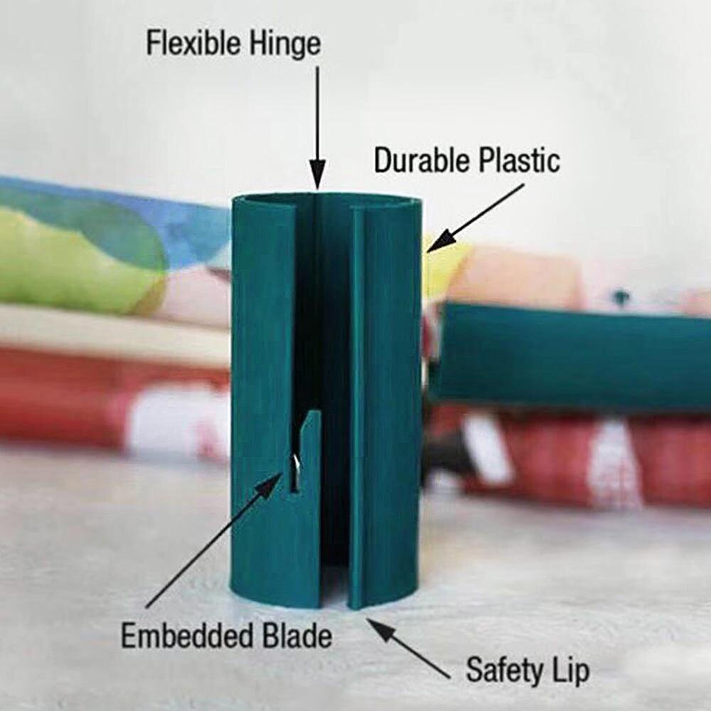 Glidende indpakningspaperskærer indpakningspapir rulleskærer skærer præfektlinjen hver eneste gang