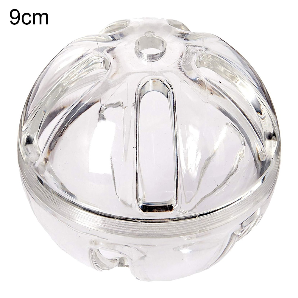 Pets Bird Parrot Food Feeder Foraging Bell Chain Ball Cage Feeding Chew Toy