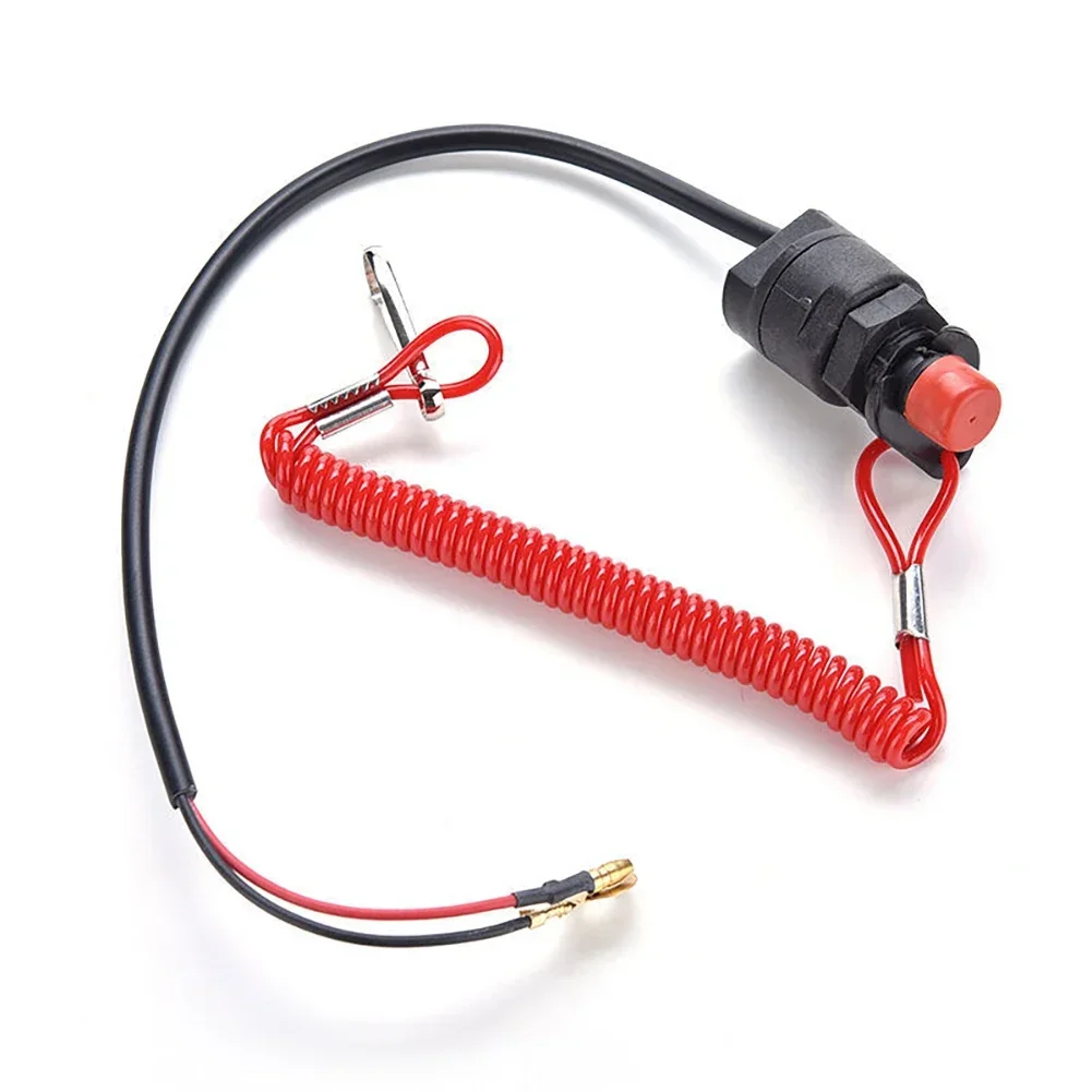 Bootmotor Noodveiligheidskoord Kill Stop Switch Lanyard Cord Rood Emergency Safety Lanyard Tool