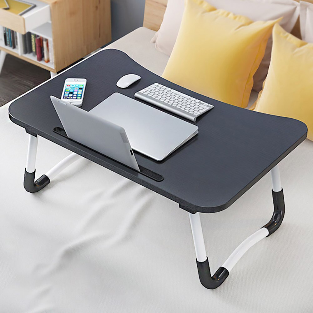 Opvouwbare Laptop Tafel Notebook Bureau Dichtheid Board Computer Bureau Laptop Stand Voor Bed Sofa Tea Serving Table Stand: Black