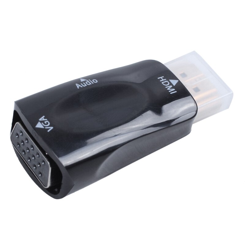 Hdmi Naar Vga Converter Vergulde Met Connector 3.5Mm O Kabel Voor Pc, Laptop, Dvd, desktop, Tv Box Of Andere Hdmi-ingang Devi