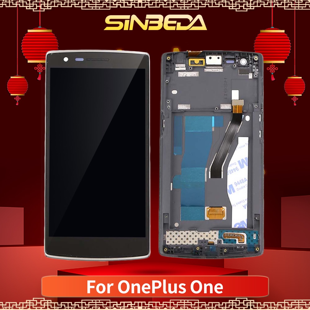 Sinbeda For OnePlus One LCD Screen A0001 LCD Display Touch Screen Digitizer For oneplus one Display