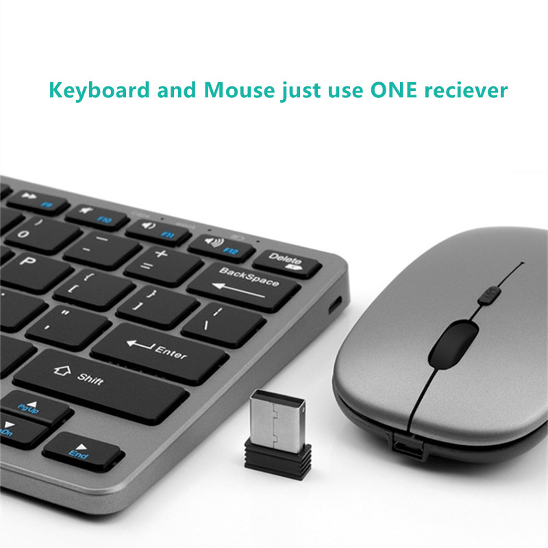 3Mode Wireless Keyboard and Mouse Combo 2.4G Bluetooth-compatible Protable Mini Keyboard Mice Set For Phone Tablet Laptop PC