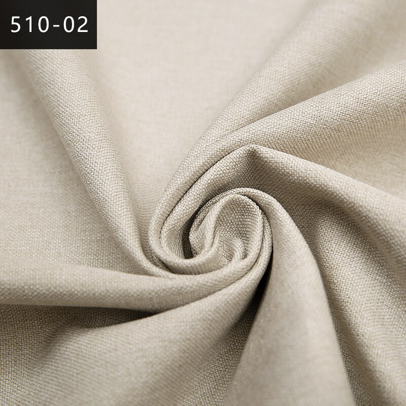Upholstery plain fabric solid linen fabric white material for sofa fabrics for sewing