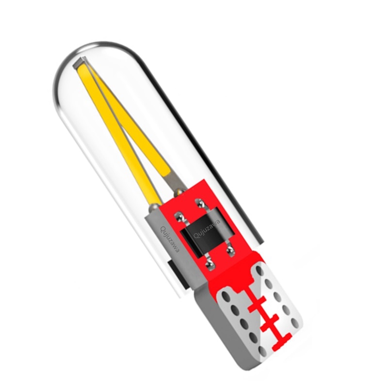 10Pcs T10 W5W 168 Filament COB LED Car Lights Glas... – Grandado