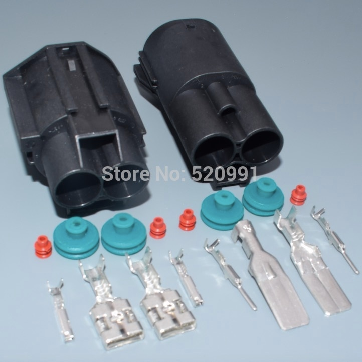 shhworldsea 1sets 4 Pin 7283-8497-90 Female Waterproof Connector Electric Fan Socket Plug For Ford Focus Volvo Land Rover