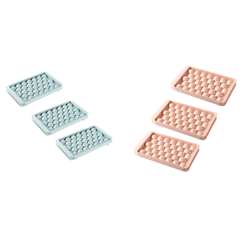 Round Ice-Cube Trays, Ice-Cube Maker Mold For Freezer, Circle Ice-Cube Tray Making Sphere Ice Chilling Cocktail