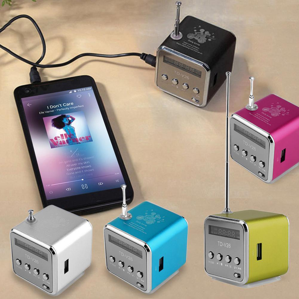 Mini Digital tragbar Radio Fm Mini Radio Internet Fm Radio lautsprecher USB SD Karte Spieler Für praktisch Pc Musik Spieler MP3 MP4