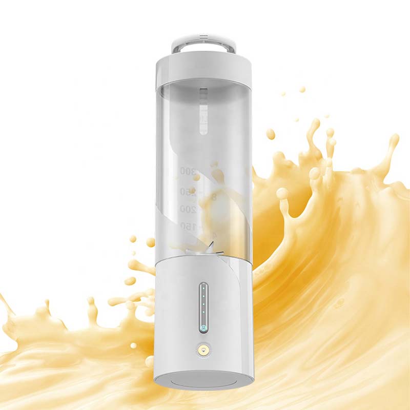 Bærbare trådløse blendere til fersk juice husholdningsshaker og smoothier ladejuicer blender fruktmikser: Hvit