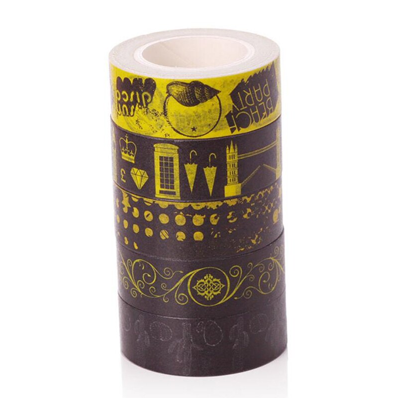 Retro de personaje de dibujos animados japonés Washi Tape de papel adhesivo álbum Etiqueta de cinta adhesiva Scrapbooking DIY etiqueta engomada