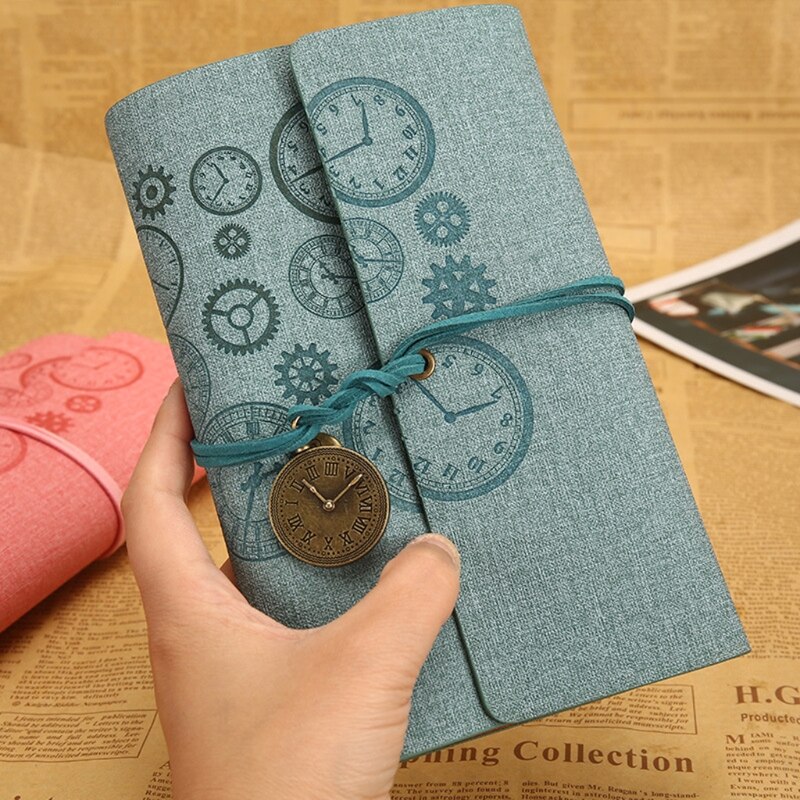 Vintage A6 Travel Diary Notepad Journal Agenda Planner Notebook Office School Stationery Student