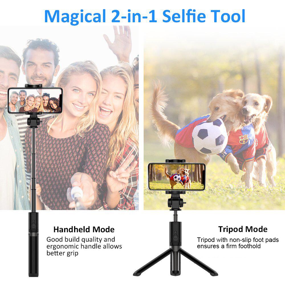 Palo de Selfie 3 en 1 con trípode, soporte para Xiaomi, Huawei, iPhone 11, Samsung, teléfono móvil
