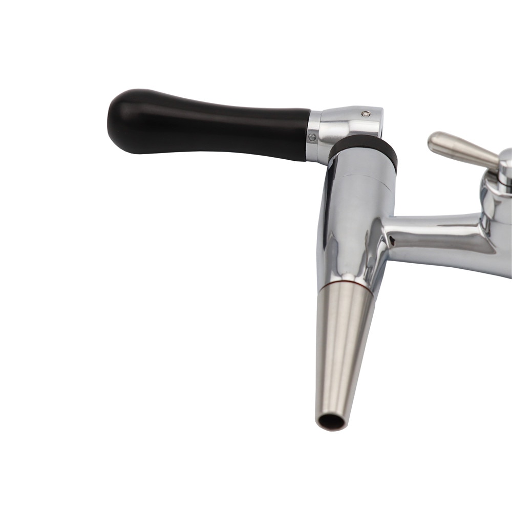 Stout Nitrogen Nitro Coffee Tap Flow Control Draft Beer Faucet With Short Shank Homebrew Wine Soda Beer Chrome Dispenser Tap