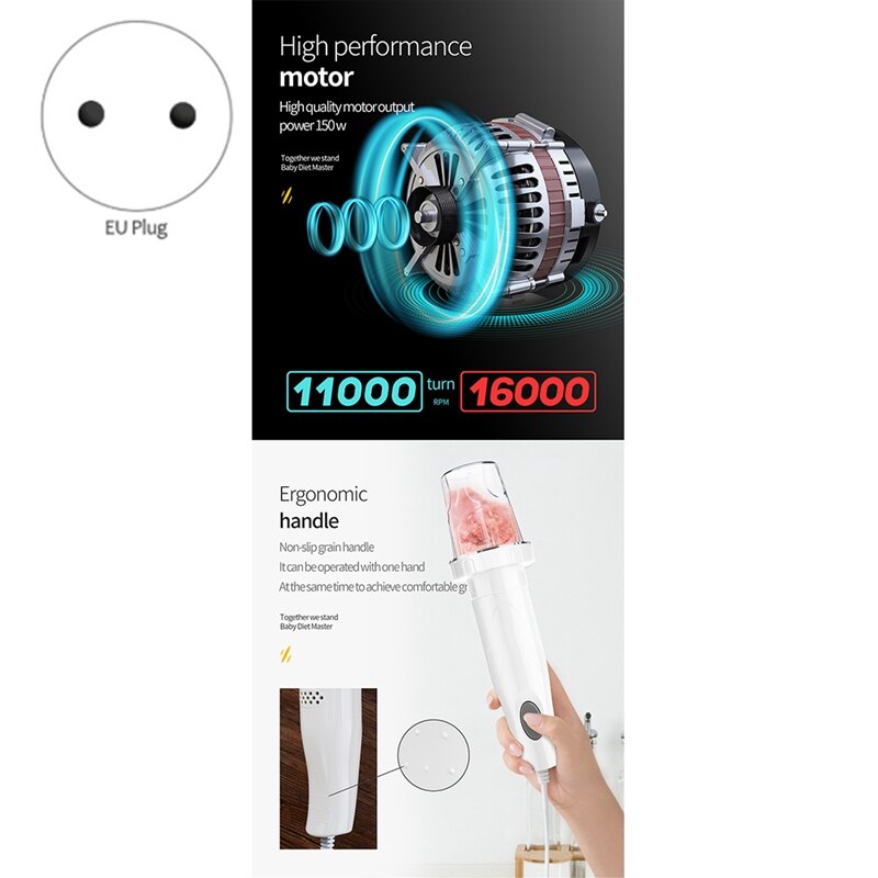 5 in 1 Blender Food Blender Kitchen 250W Vegetable Maker 500Ml Electric Baby Food Maker Fruit Salad