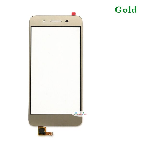 5 "para Huawei disfrutar de 5S GR3 TAG-L21 TAG-L01 TAG-L03 TAG-L13 TAG-L22 TAG-L23 digitalizador de pantalla táctil Sensor de Lentes de vidrio exterior Panel: Gold