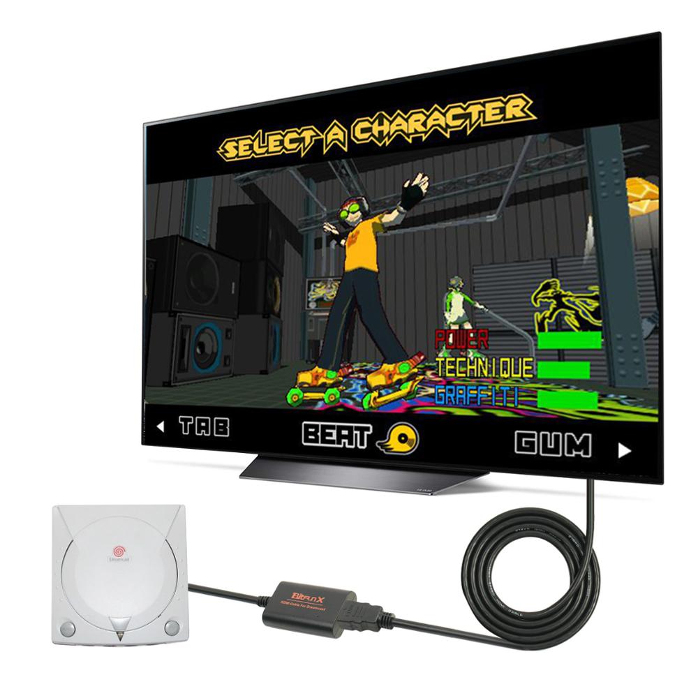 High Definition HDMI Adapter for Sega Dreamcast Consoles HDMI/HD-Link Cables Game Link Cable