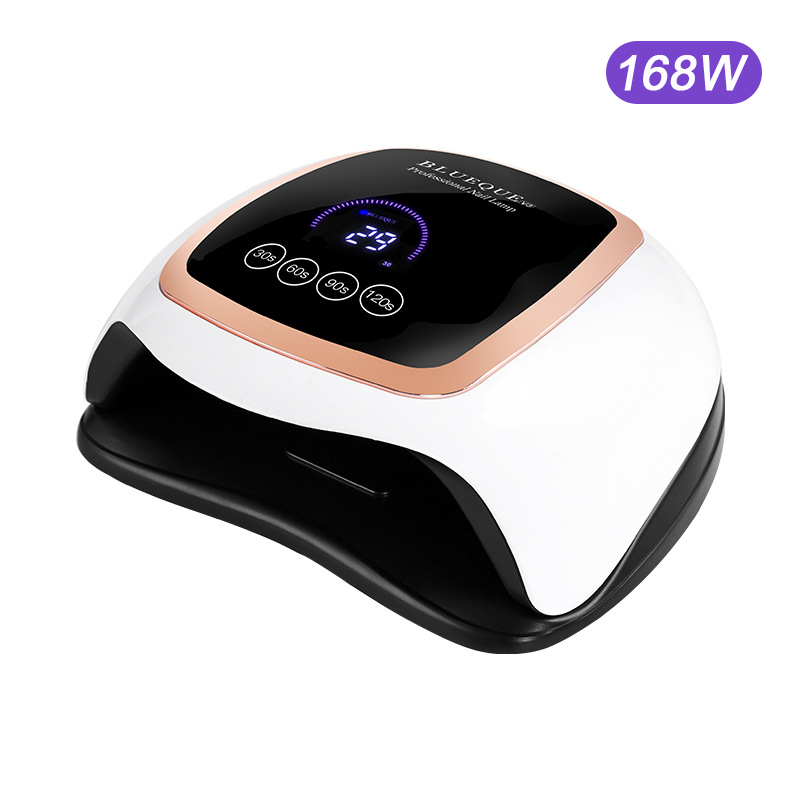 Lámpara UV LED V3 84/90W para secador de uñas, lámpara para manicura, 42 LED para secado de esmalte de Gel con pantalla LCD, herramienta para uñas con Interruptor táctil, novedad: V3-168W
