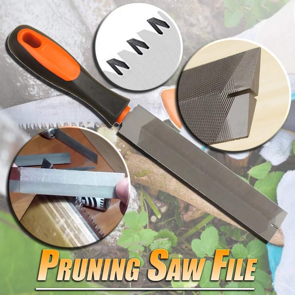 Diamond-Shaped Files Multi-function Rasp Files Set Great Diamond-Shaped Files for Sharpening and Straightening Hand Saw 1 Piece