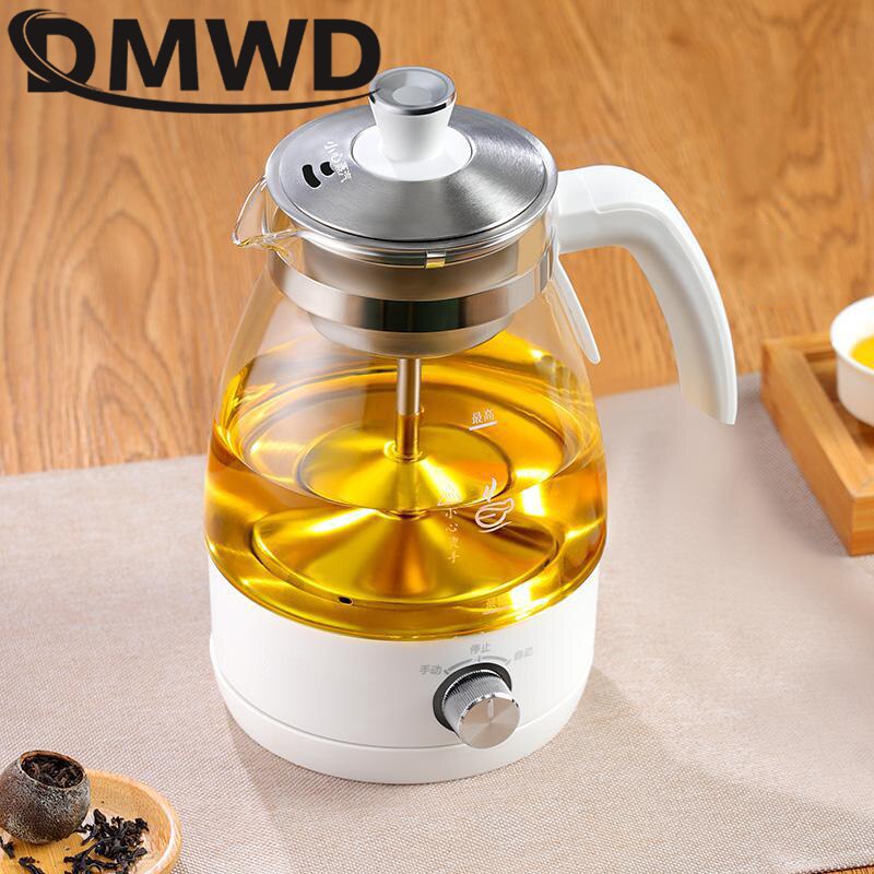 Infuseur à thé en verre Borosilicate, bouilloire électrique 1l, résistant à la chaleur, avec filtre, vaporisateur de vapeur automatique, théière de santé: Ordinary White