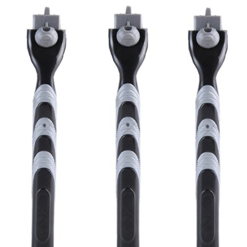 1Pcs Universal Men Manual Beard Shaving Trimmer Razor Long Handle for 3-Layer Blade