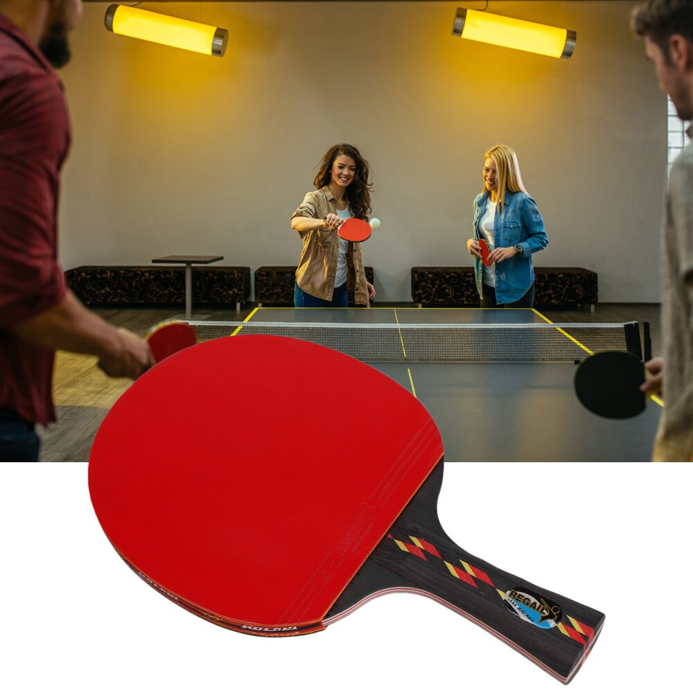 Ping Pong Paddle Table Tennis Racket Long Handle Ping Pong Bat Ping Pong Racket Set Training Racquet Bundle Kit