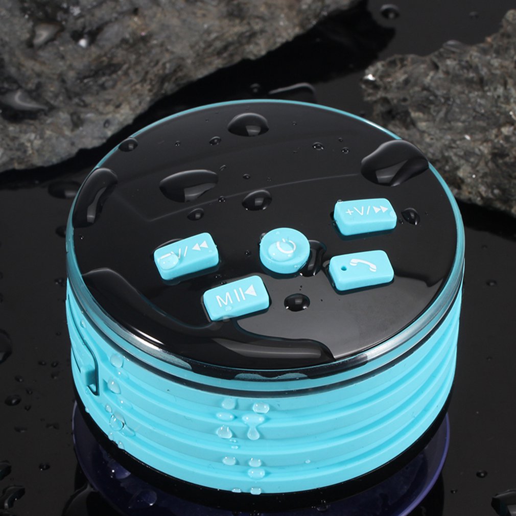 IPX7 Waterdichte Draadloze Speaker Met FM Radio Ingebouwde Microfoon Draagbare Douche Radio Subwoofer Superieur Geluid