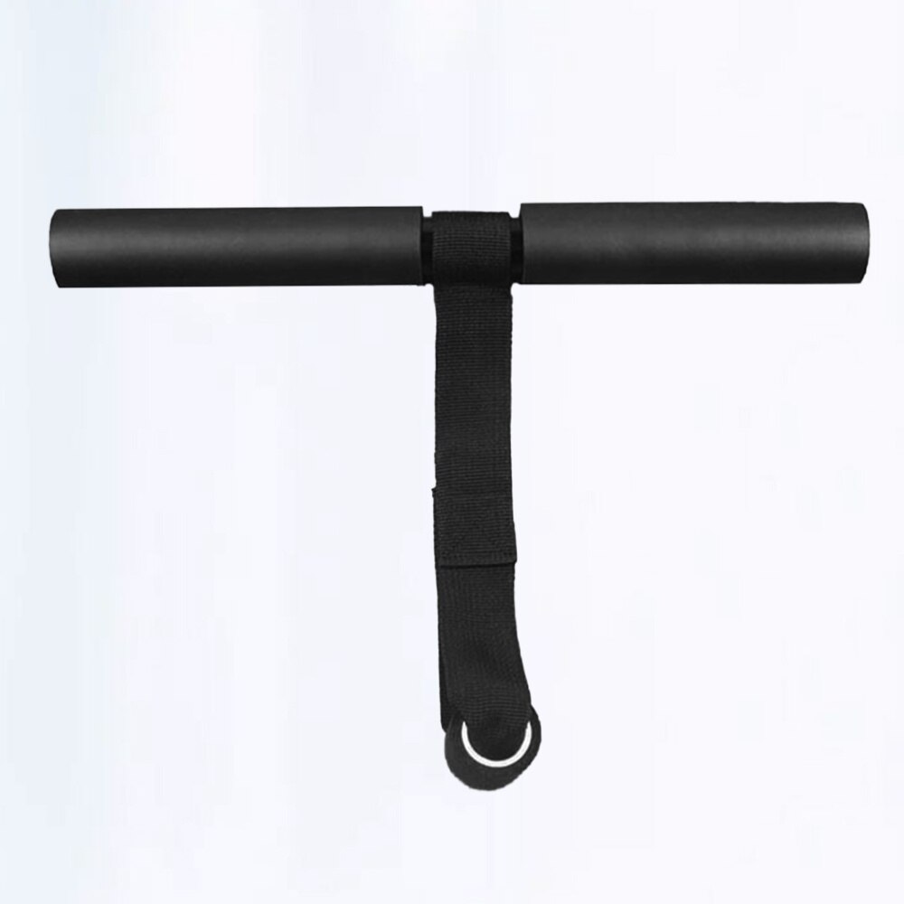 Huishoudelijke Fitnessapparatuur Sit-Up Assist Eenvoudige T Vorm Riem Bar Sit-Up Assist Apparaat Sit-Up abdominale Trainer (Zwart): Default Title