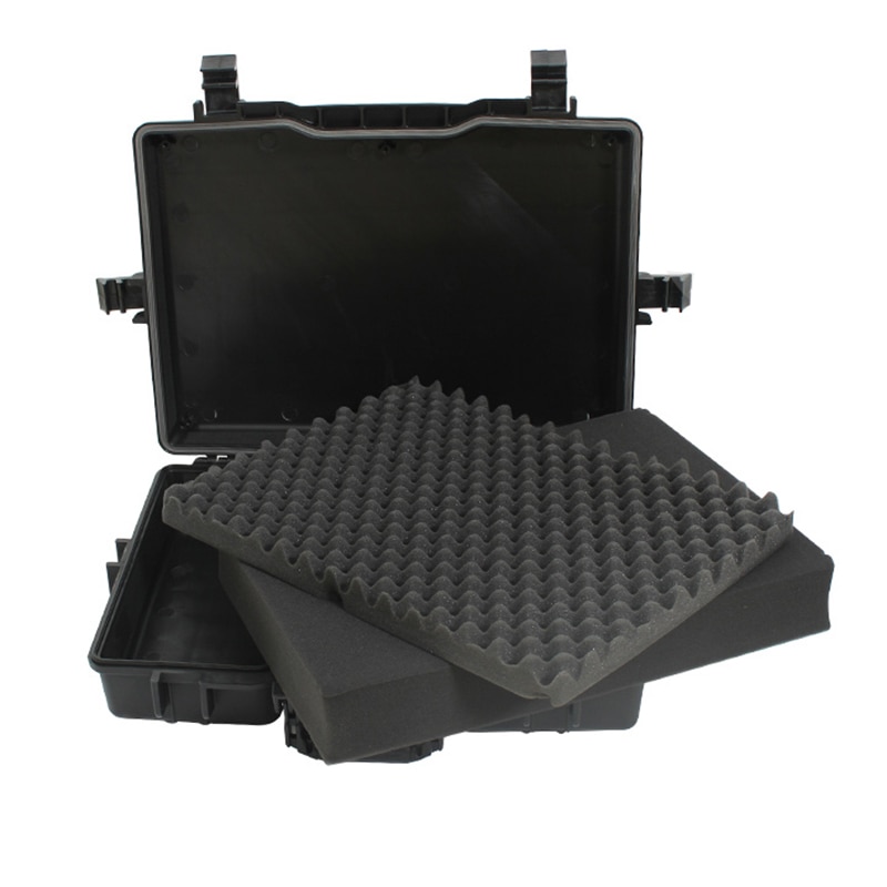 Waterproof Equipment Camera Tool Box Safety Instrument Tool Box ABS Plastic Storage Toolbox Impact Resistant Shockproof Box