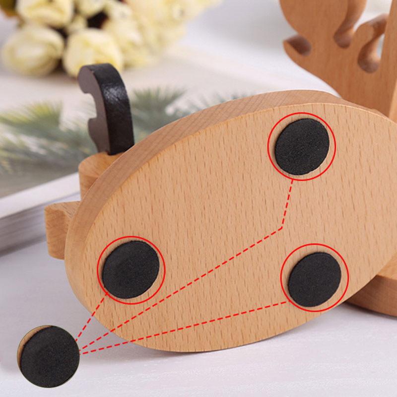 Puppy Animal Universal mobile phone bracket Cellphone Holder Wooden Light Weight Desktop Lazy Smart Phone Stand