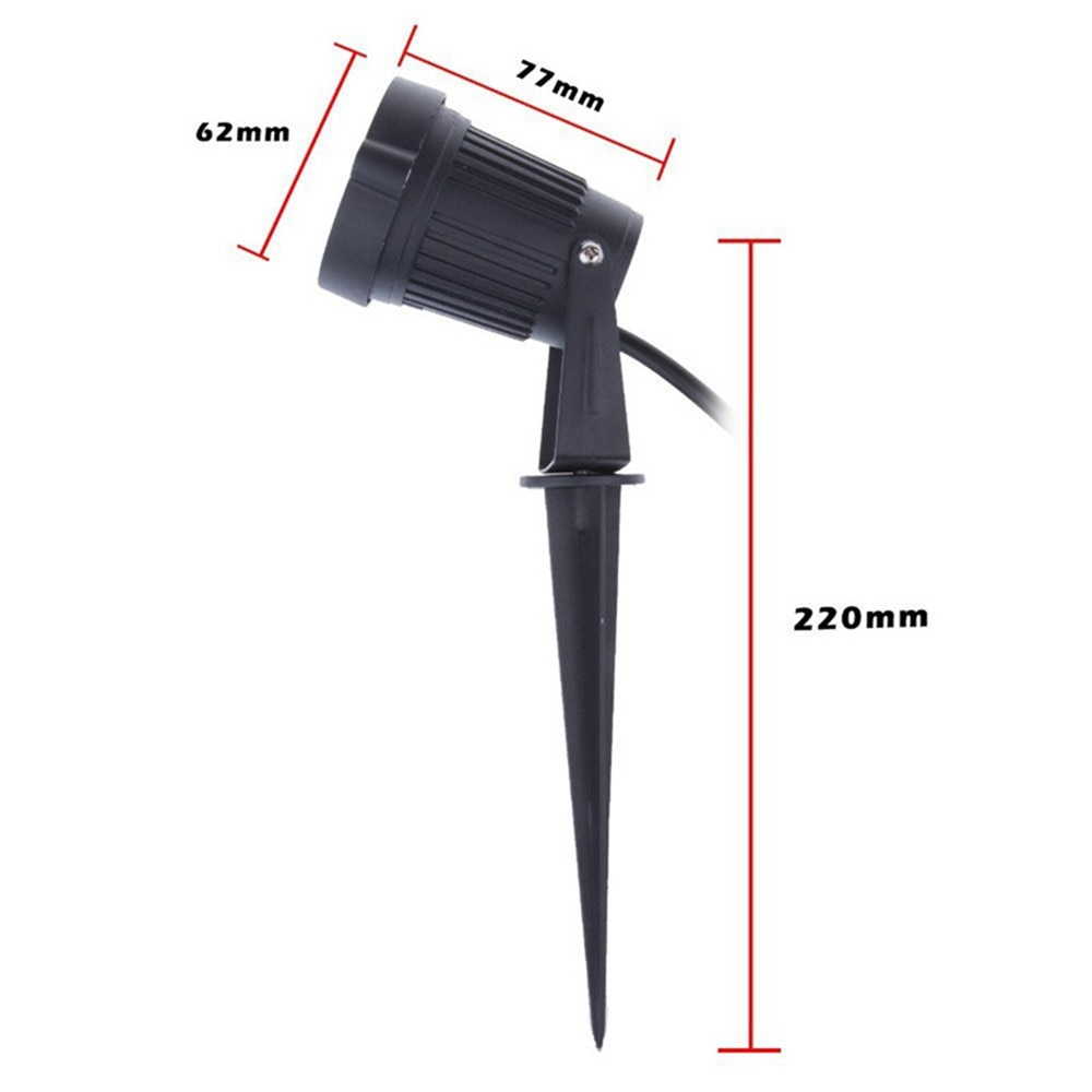 12v utomhus led gräsmatta lampa trädgårdslampa 9w ip65 vattentäta gröna varmvit led spike path lampa för trädgårdsbelysning