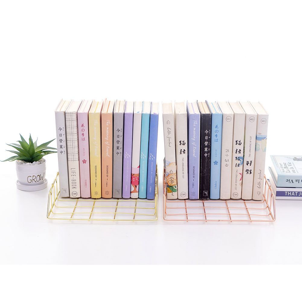 Nordic Metal Home Office Storage Basket Desktop A4 Paper File Organization Magazine Newspaper Organizer Storage Rack Holder