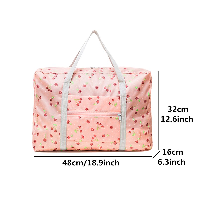 Folding Clothes Sorting Bag Luggage Storage Organizer Folding Bags Shopping Shoulder Bag Travel Accessories Women Makeup Bag