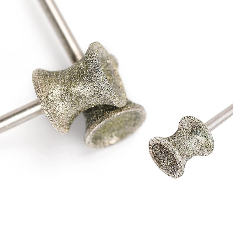 2 Pack Diamond Dog Nail Grinder Bits For Rotary Tool Fits For Dremel And Many Others