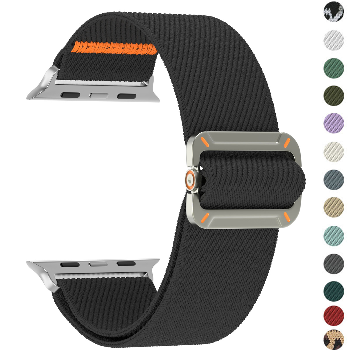 Pulseira de relógio tecida para apple watch s10 42mm 46mm ultra 49mm 45mm 44mm 42mm 41mm 40mm 38mm para iwatch série 10 987 6 5 4 se 3 2 1