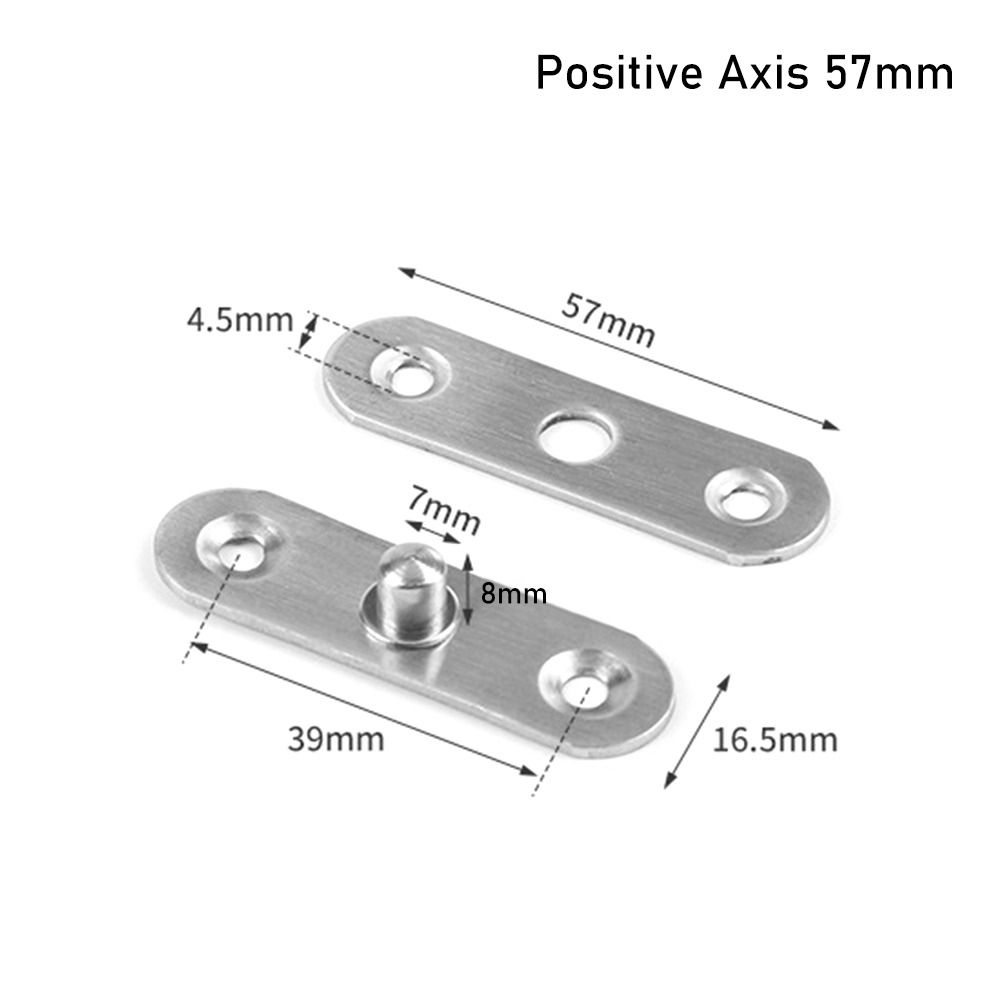75-150Mm Deur Draaischarnier 360 Graden Rotatie Op En Neer Positieve As Excentrische As Locatie As Roestvrijstalen Hardware: WHITE