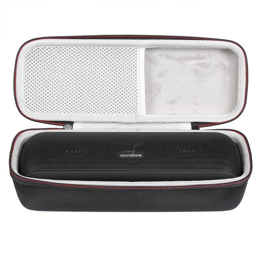 Draagbare Draadloze Bluetooth EVA Speaker Case voor Anker Soundcore Motion + Met Mesh Dual Pocket Audio Kabel Uitvoering Reistas